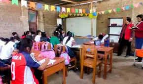 Lambayeque: colegio fue demolido y ahora más de 100 alumnos estudian en corrales y patios de viviendas por falta de nuevo local