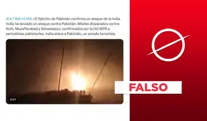 Video no corresponde al ataque militar lanzado por India a Pakistán el 7 de mayo de 2025