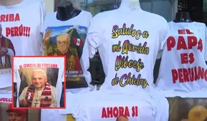 Comerciantes de Gamarra venden polos con diseños del nuevo papa León XIV: “Es peruano" Comerciantes de Gamarra venden polos con diseños del nuevo papa León XIV: “Es peruano"