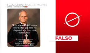 El papa León XIV no dijo que la transexualidad es una enfermedad en noviembre de 2024 en Estados Unidos