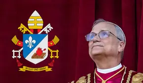 Vaticano hace público el escudo oficial del papa León XIV con el lema "en el único Cristo somos uno"