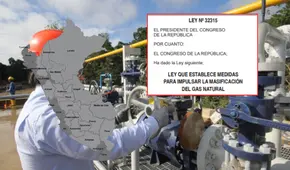 Nueva ley de gas natural aprobada por el Congreso tiene deficiencias estructurales que podrían retrasar la masificación por 25 años