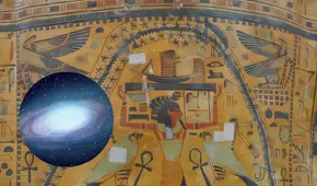 Descubren representación de la Vía Láctea en un sarcófago egipcio de hace 2.500 años