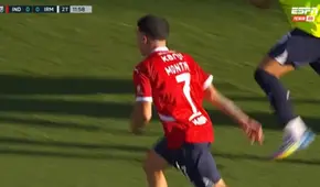 ¡Directo al premio Puskas! El golazo de Santiago Montiel con Independiente en Argentina que maravilla al mundo entero