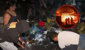 Nuevo incendio arrasa con mercado Nueva Esperanza tras presunto ataque extorsivo: al menos 20 puestos sufrieron daños