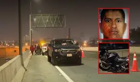 En San Martín de Porres: policía de civil muere tras caer de su moto en la vía expresa Línea Amarilla