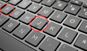 ¿Por qué las teclas 'F' y 'J' de tu teclado tienen una pequeña línea en relieve? Te contamos