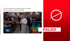El papa León XIV no rechazó bandera de la comunidad LGBTIQ+ en el Vaticano