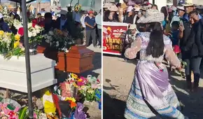 Niña peruana se despide de sus padres bailando danza típica en su funeral y conmueve a todos