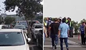 Pánico en el Jockey Plaza: sujetos pelean dentro del centro comercial y uno utilizó pistola de gas