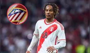 André Carrillo estuvo a punto de fichar por el Atlético Madrid, pero un problema de salud lo detuvo: "En los exámenes médicos"