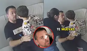 Julián Zucchi muestra el preciso momento de su accidente en casa de Yiddá Eslava y la reacción de la actriz: "Una cicatriz más"