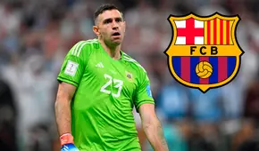 'Dibu' Martínez podría dar el gran salto al Barcelona, pero otro gigante de Europa también lo pretendería