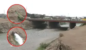 Nuevo Jorge Chávez recibe a viajeros rodeado de contaminación por tuberías de desagüe en el río Rímac