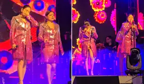 Briela Cirilo auxilió a Cielo Fernández tras no poder cantar en concierto de Corazón Serrano en Juliaca