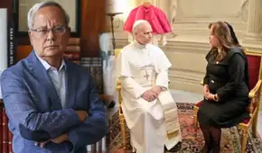 César Hildebrandt sobre reunión de Dina Boluarte y el Papa León XIV: "10 minutos, (…) ahí donde se cambia de ropa"
