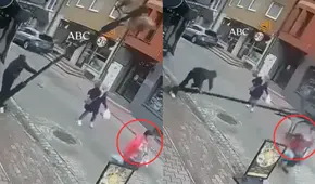 Mujer se salva por milímetros de ser aplastada por un poste y causa asombro en redes: "Es Destino Final 6"