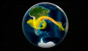 Los volcanes están enviando señales secretas a través de los árboles y pueden observarse desde el espacio con sensores satelitales