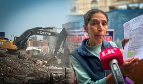 Comerciantes de Mesa Redonda protestan por demolición de predio con su mercadería dentro: “Lo perdí todo”