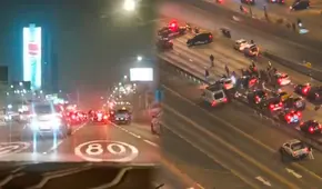 Conductores vivieron momentos de terror en medio de balacera de la Vía Expresa: "Retrocede, vámonos"