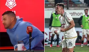 Erick Delgado 'abandonó' transmisión al ver gol de Churín a Cristal, pero tuvo que volver: "Estoy aquí contra mi voluntad"