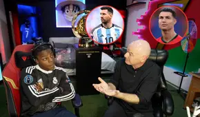 Speed le pregunta al presidente de la FIFA si es fan de Messi o Ronaldo y su respuesta se hace viral en redes