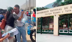 Peruano va acompañado de su esposa, hijos y padre al examen de admisión de La Cantuta y afirma: “Ahora me toca a mí”