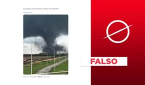 Esta imagen no corresponde al reciente tornado ocurrido en Puerto Varas, Chile