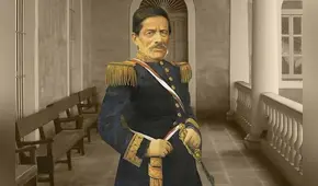 Paz Soldán y Ramón Castilla en un juego de naipes