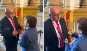 Susel Paredes se enfrenta a personal de seguridad del Congreso por trato discriminatorio hacia activista trans