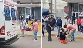 ¡Insólito! Ambulancia ignora a 'herido' durante simulacro nacional y escena es viral: "Mejor vas caminando"