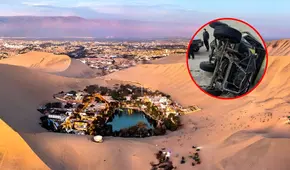 Trágico accidente en Ica: mujer de EEUU muere tras volcadura de tubular en el que paseaba en Huacachina
