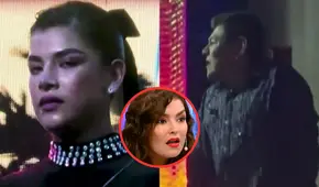 Esposa de Dilbert Aguilar abandona el escenario y discute con el cantante tras reencuentro con Claudia Portocarrero
