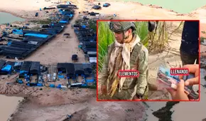 Madre de Dios: soldados del Ejército son grabados cobrando cupos a mineros ilegales en La Pampa