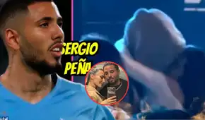 Sergio Peña es ampayado besando apasionadamente a joven que no es su novia española a pocos días de partido con Colombia Sergio Peña es ampayado besando apasionadamente a joven que no es su novia española a pocos días de partido con Colombia