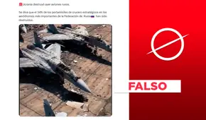 Este video no muestra aviones rusos destruidos por Ucrania tras ataque por sabotaje: objetivos eran bombarderos