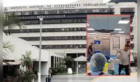 Baldosas del techo del INEN caen e inundan pasadizos del centro médico: sindicato de enfermería advierte fallas constantes