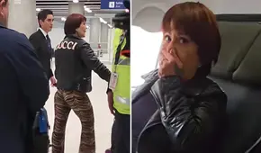 Alejandra Guzmán rechazó grabar saludo a fan peruano en avión y usuarios la respaldan: “Muy incómodo”