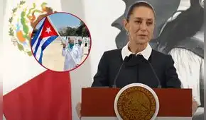 Claudia Sheinbaum descarta que en México haya "trabajo forzoso" de médicos cubanos, como señaló EEUU: "Tendría que demostrarse" Claudia Sheinbaum descarta que en México haya "trabajo forzoso" de médicos cubanos, como señaló EEUU: "Tendría que demostrarse"