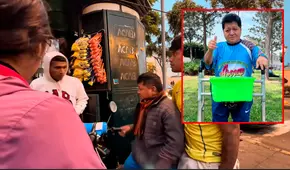 Cómico ambulante ‘Pompin’ graba el preciso momento en que sujeto quiso robarle y lo enfrenta: “¿Qué te pasa?”