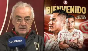 Jorge Fossati se sinceró sobre llegada de Anderson Santamaría a Universitario como primer refuerzo: "No es que yo le pedí"