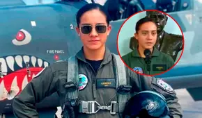 Ashley Vargas y la vez que reveló lo que significaba para ella ser piloto: "Servir a mi patria es dar todo de mí"