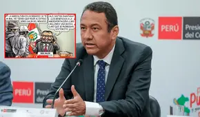 Carlincatura de hoy muestra cómo el agricultor clama ayuda, mientras que el ministro responde con desprecio