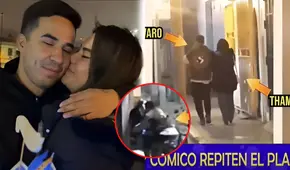 Thamara Gómez es ampayada con cómico ambulante Álvaro Aurora en actitud cariñosa tras escandalosa ruptura