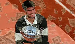 El enorme monto que ganó Carlos Alcaraz al conquistar Roland Garros 2025: está entre los tenistas mejor pagados