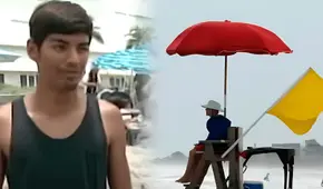 El paradójico caso de Tomás López, el joven salvavidas que fue despedido por su empresa por salvar la vida de un bañista