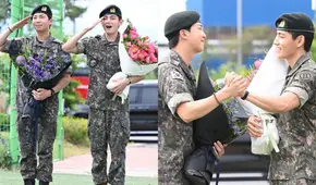 ¡BTS está de regreso! V y RM salen del servicio militar y así los recibió el ARMY