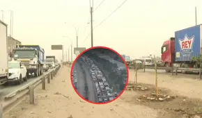 Tráfico en Ramiro Prialé tras cierre de avenida Pedro Ruiz Gallo: choferes reportan intensa congestión vehicular