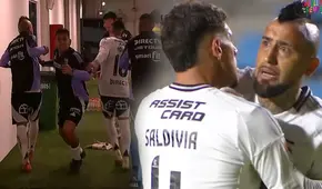 Arturo Vidal pierde los papeles y se pelea con su propio arquero de Colo-Colo: lo fue a buscar a los camerinos