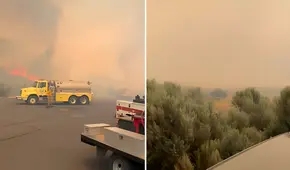 Incendio forestal en Oregón arrasa con 9.000 acres de parque estatal: autoridades investigan causas del siniestro